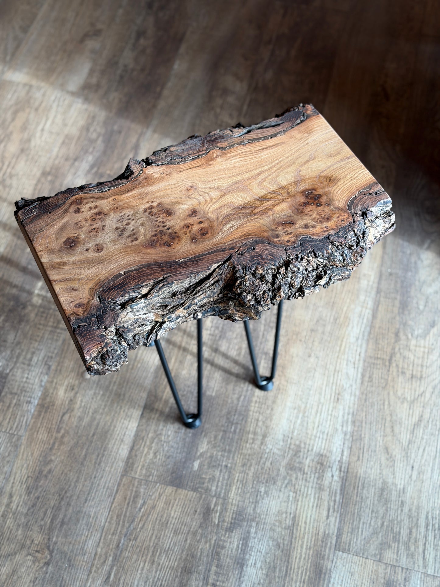 Locally Sourced Elm Raw Edge Table