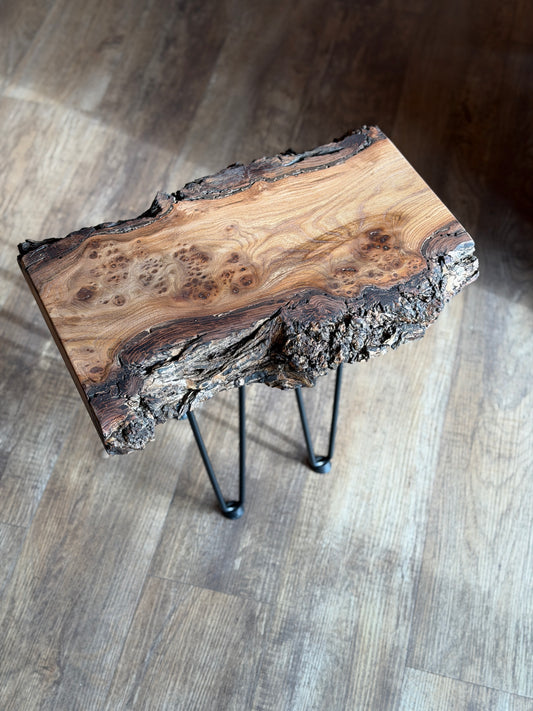 Locally Sourced Elm Raw Edge Table