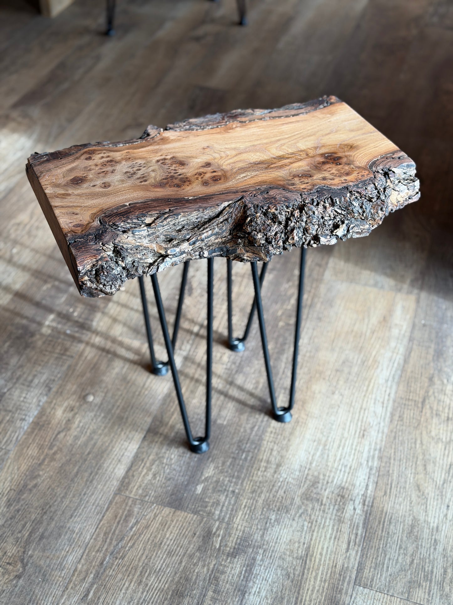 Locally Sourced Elm Raw Edge Table