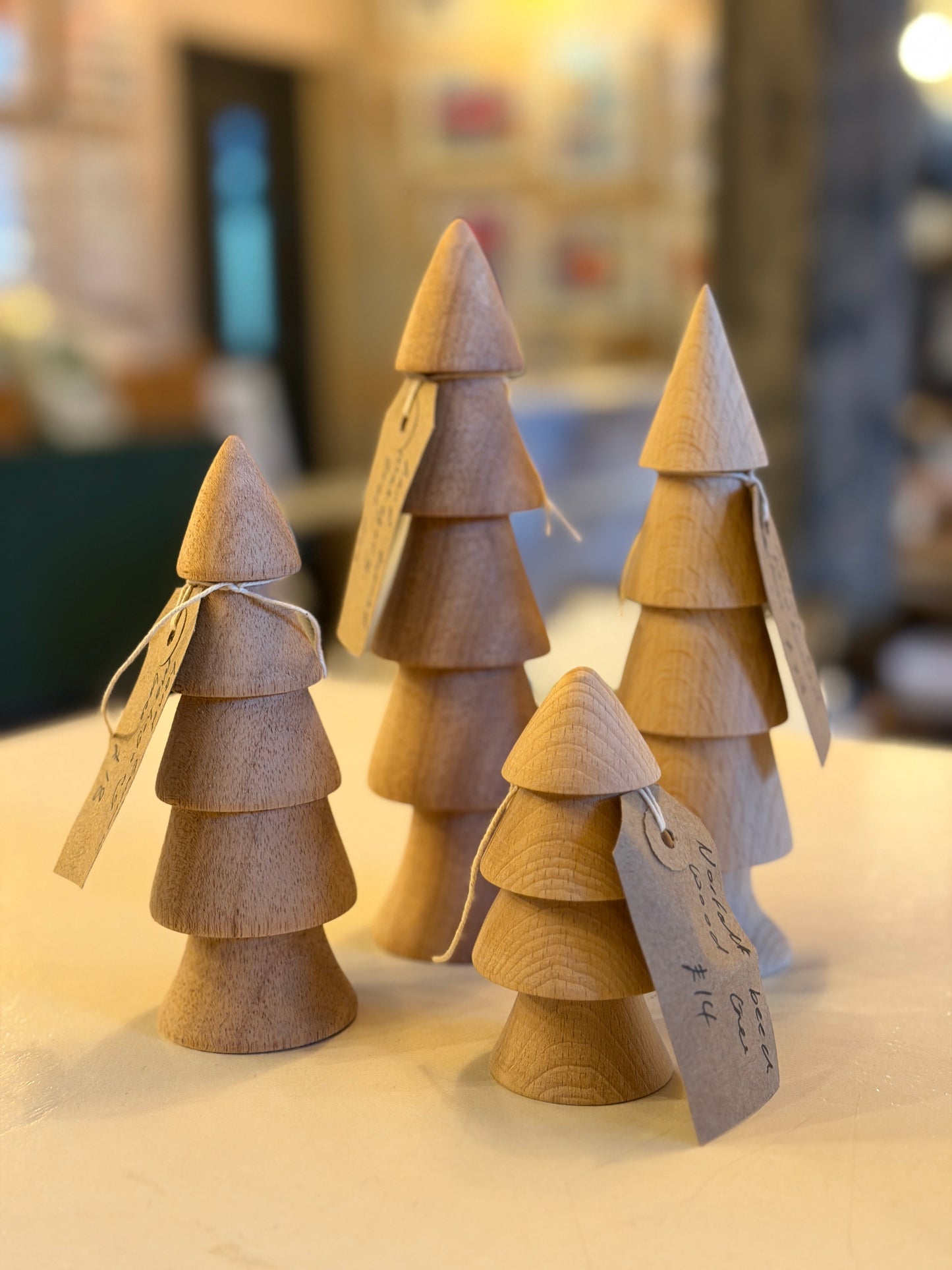 Wooden Christmas Tree Ornament