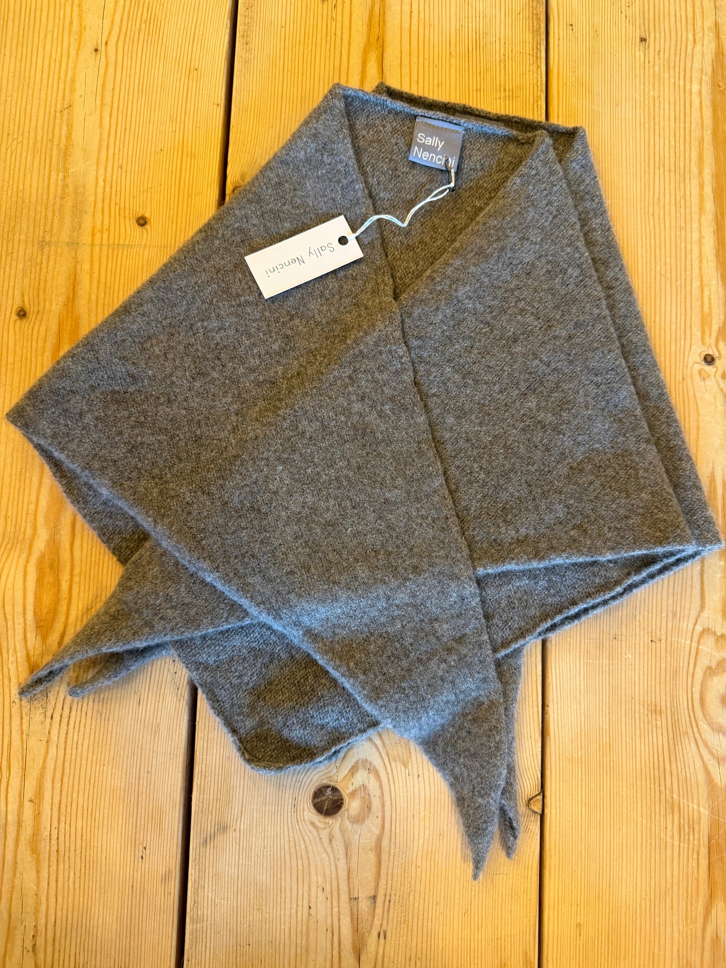 Triangle Lambswool Neck Scarf