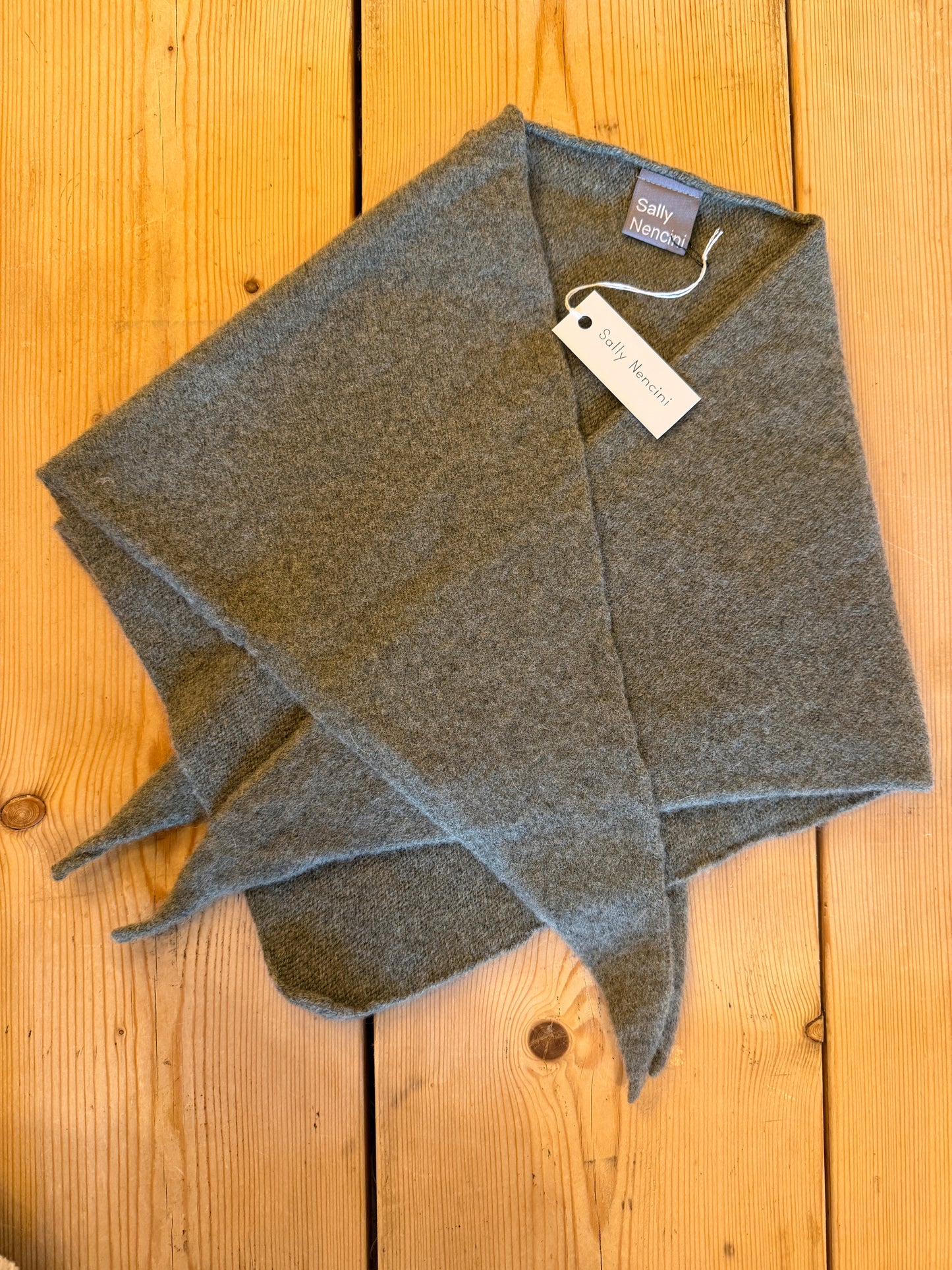 Triangle Lambswool Neck Scarf