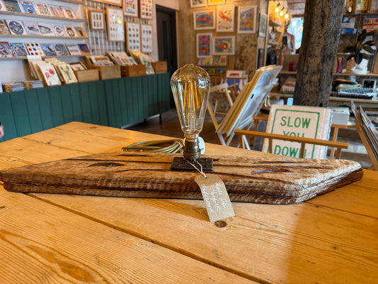 Flat Driftwood Lamp Base (No.40)