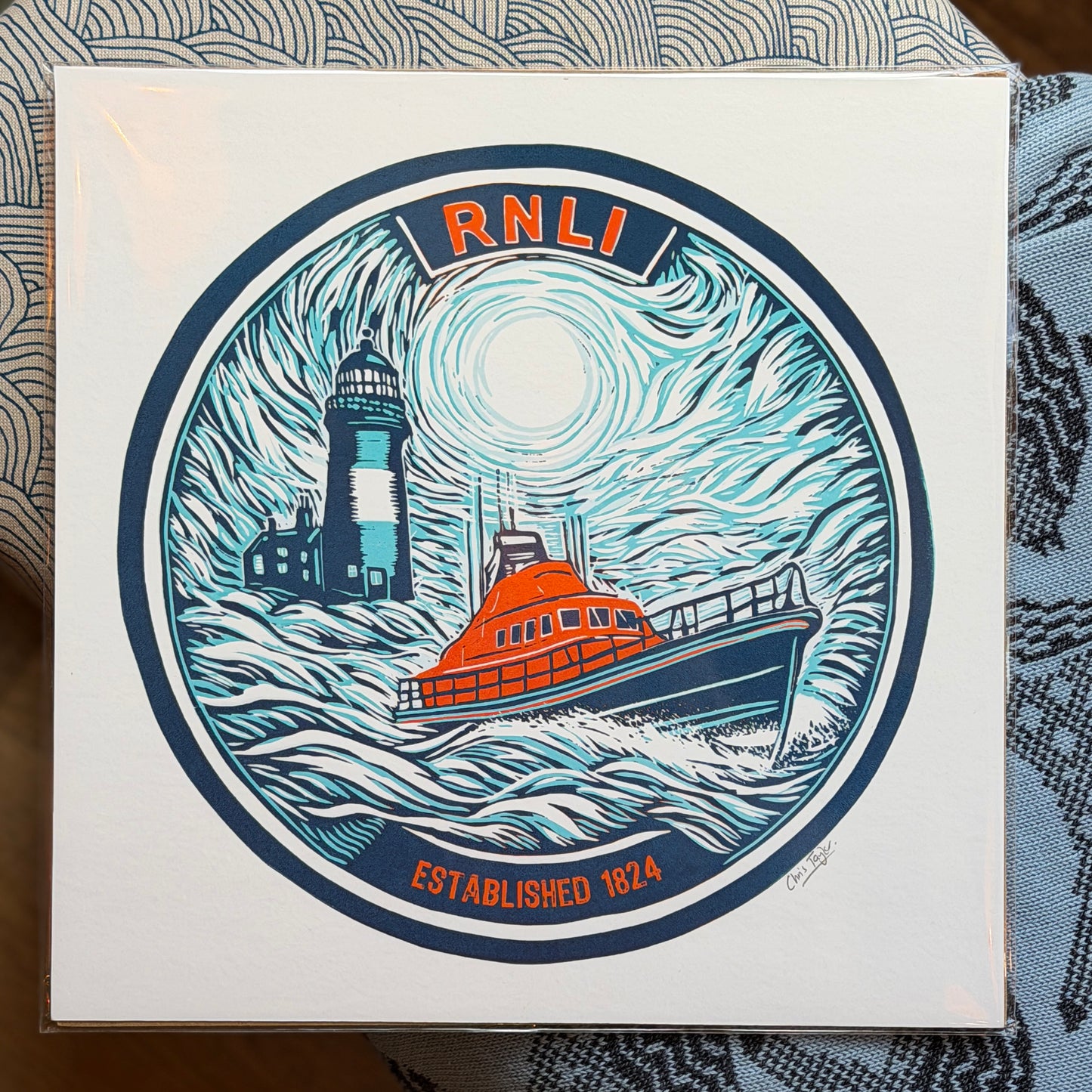 RNLI 200th Lino Giclee print
