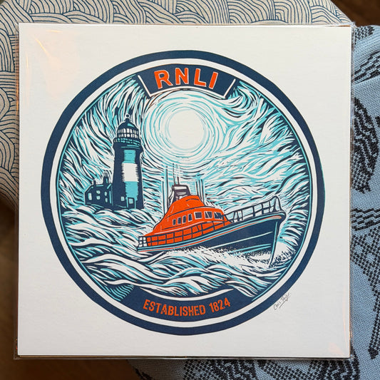 RNLI 200th Lino Giclee print