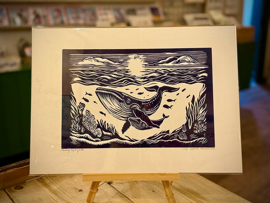 Always by my side - Limited Edition Lino Cut