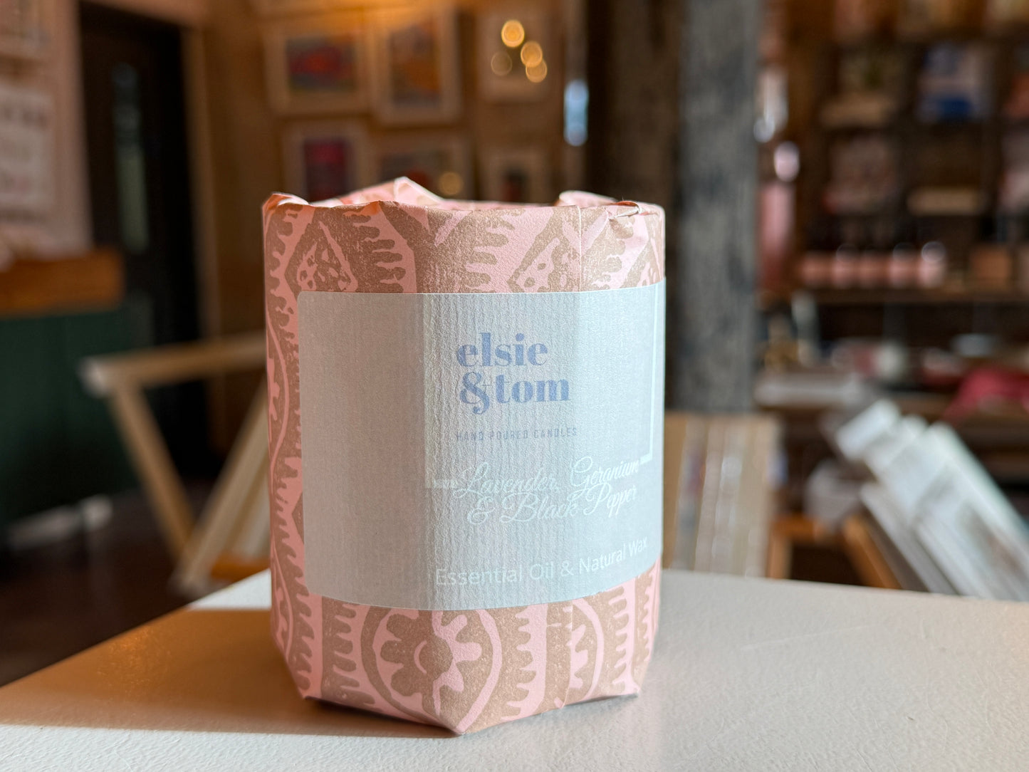 Lavender Geranium & Black Pepper luxury scented candle 200g