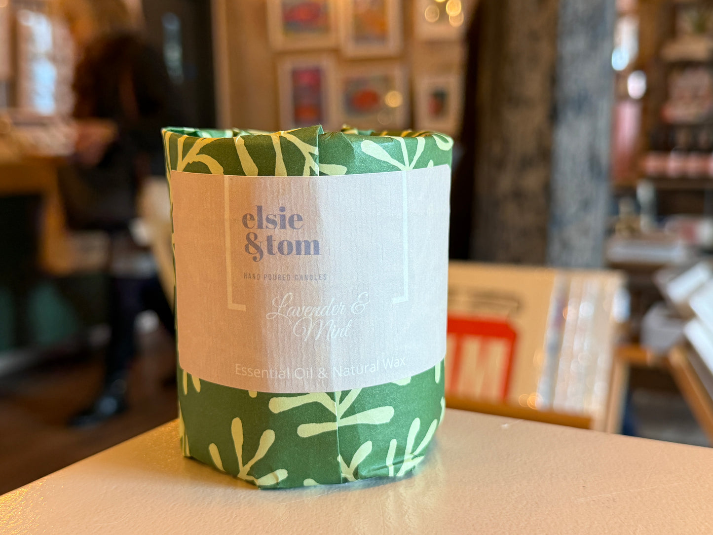 Lavender and Mint luxury scented travel candle 140g