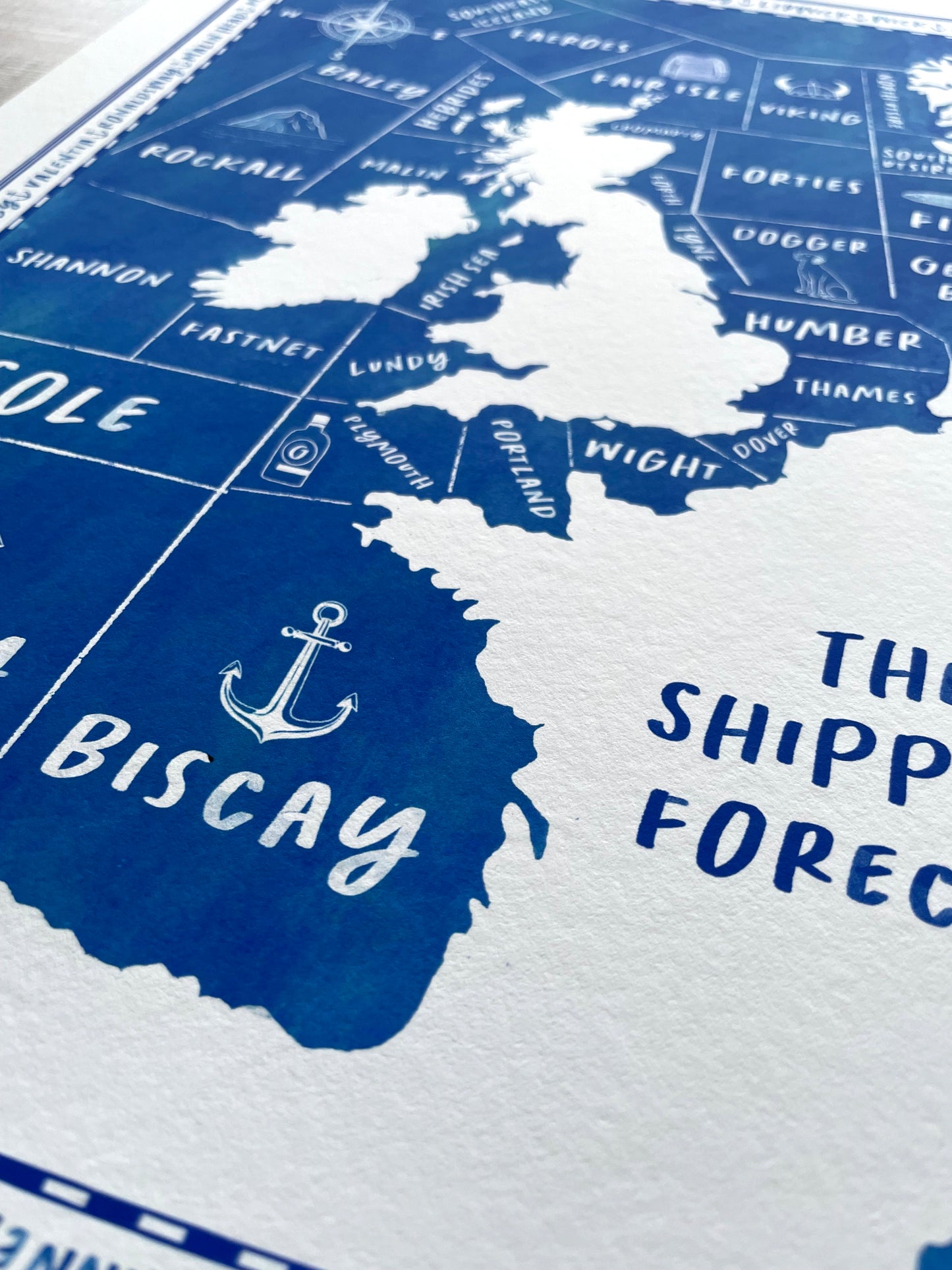 The Shipping Forecast limited edition print