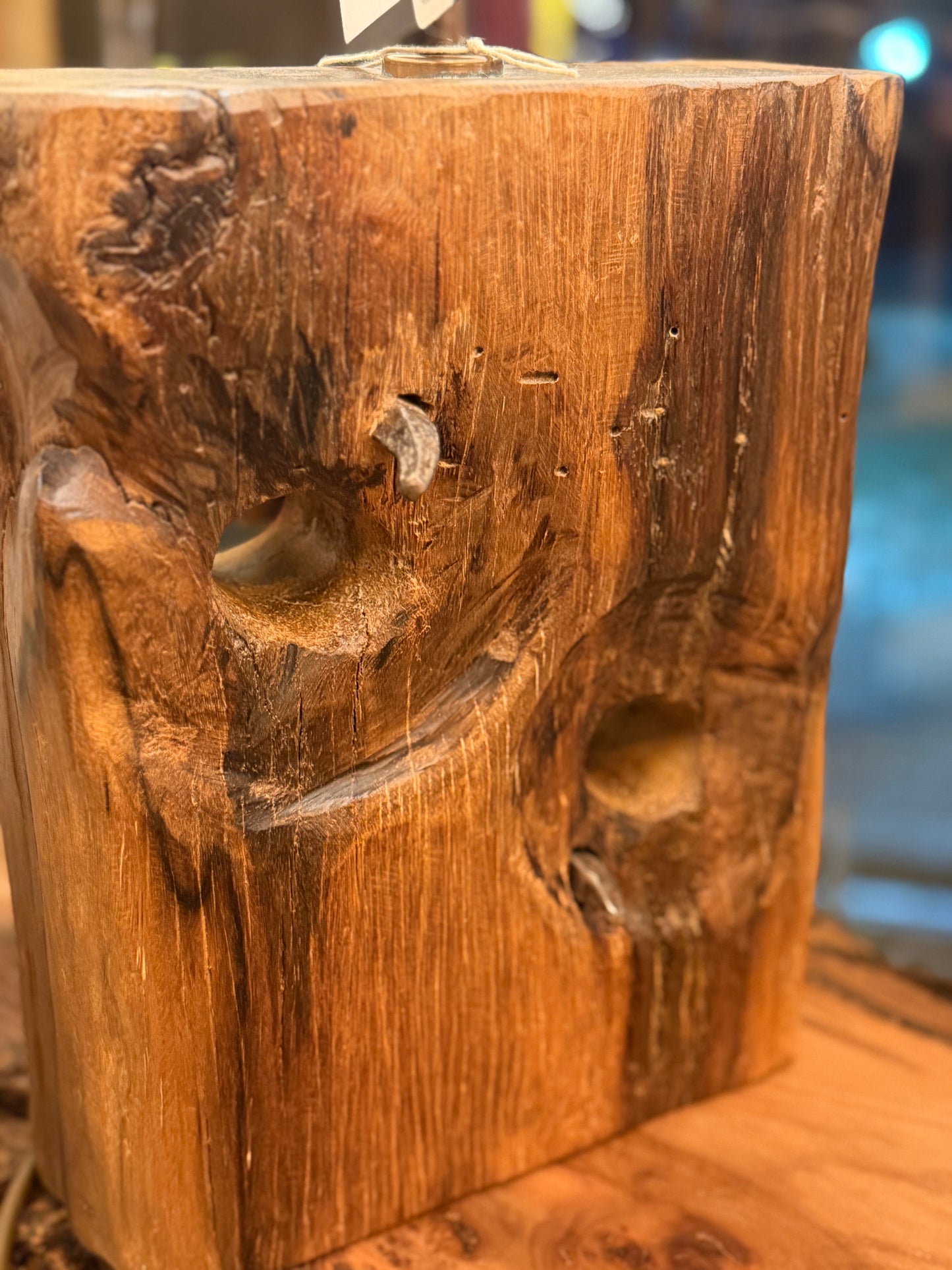 Large driftwood lamp base (No.42)