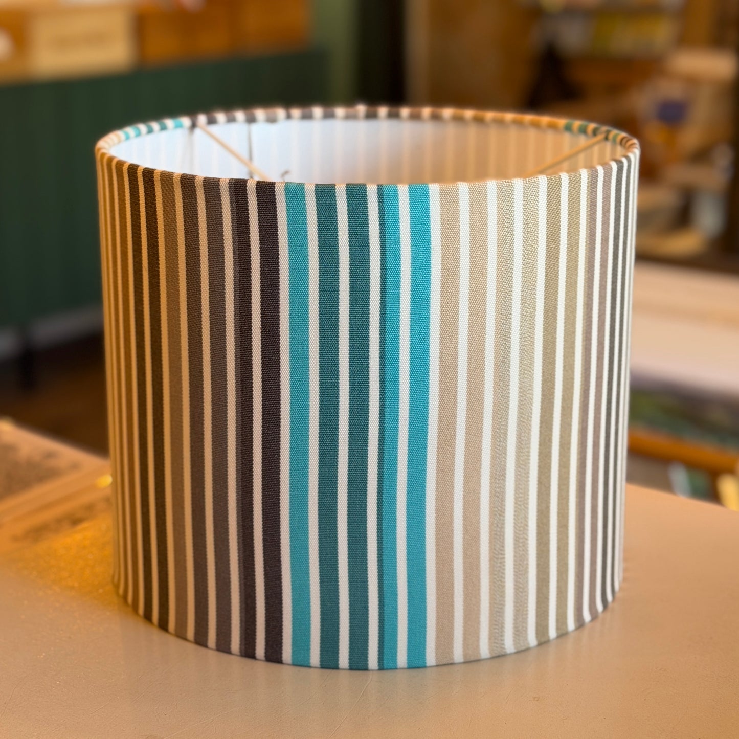 Nautical-themed lampshades - handmade