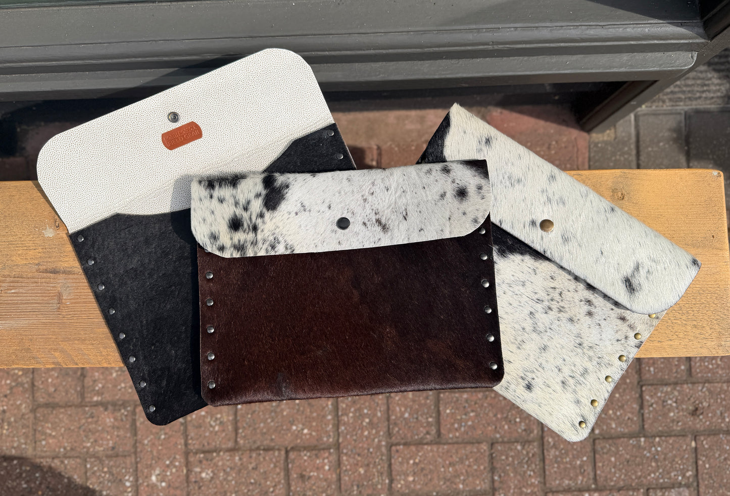 Handmade Hair on Cowhide Leather ipad/tablet/book cases