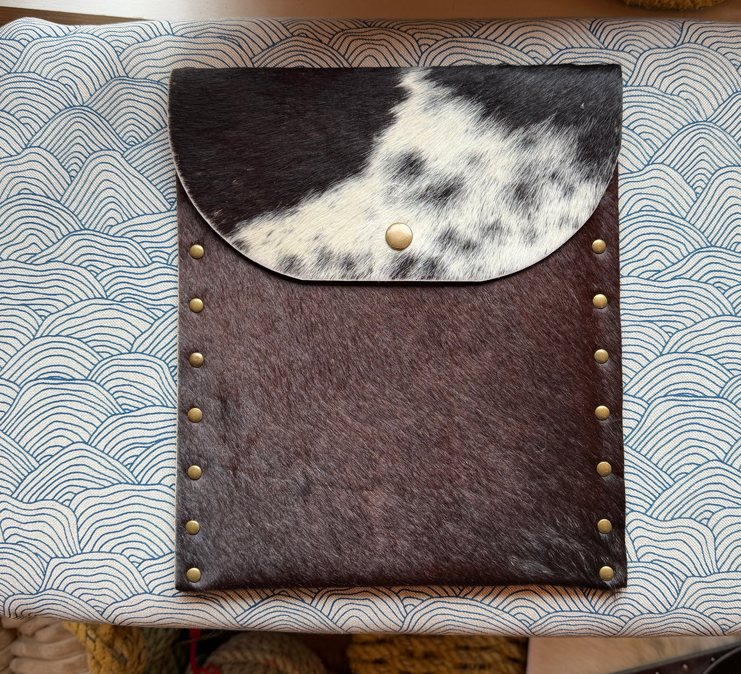 Handmade Hair on Cowhide Leather ipad/tablet/book cases