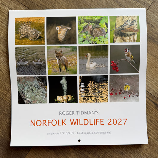 Roger Tidman's Norfolk Wildlife Calendar 2027