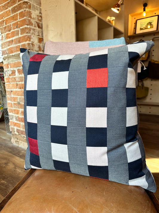 Large Cushion Inspired by Southwold Beach Huts