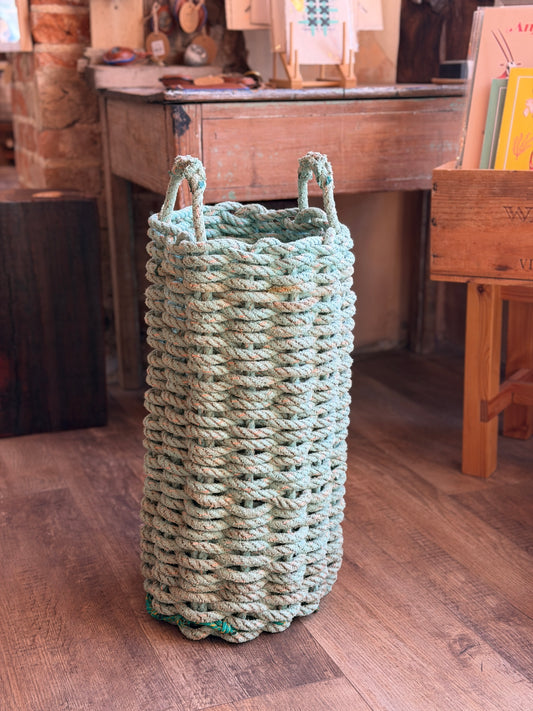 Umbrella Stand - hand-woven from Cromer crab pot ropes