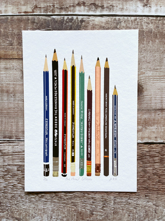 The Pencil Collector Giclee Print