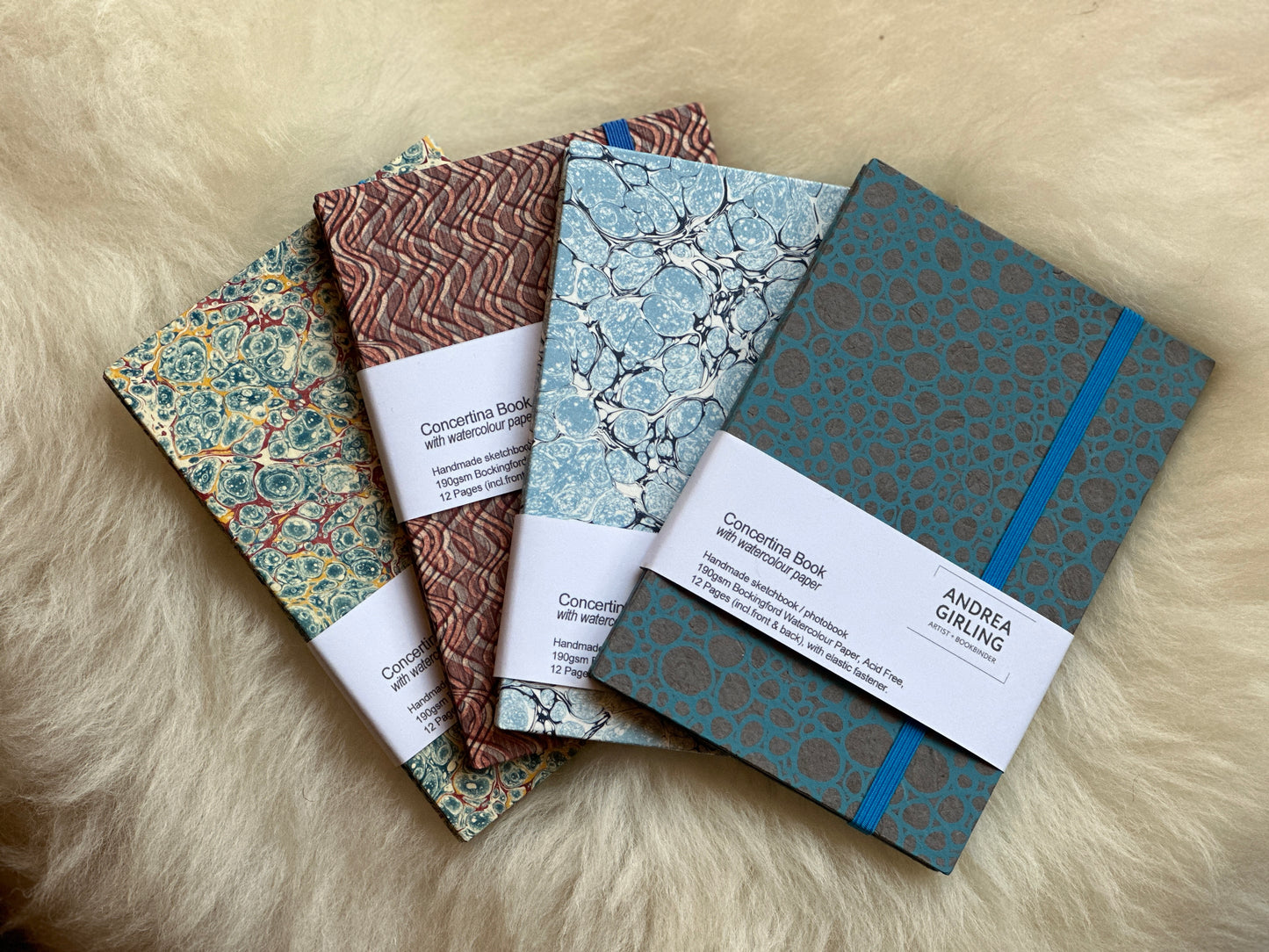 A6 Concertina sketchbook