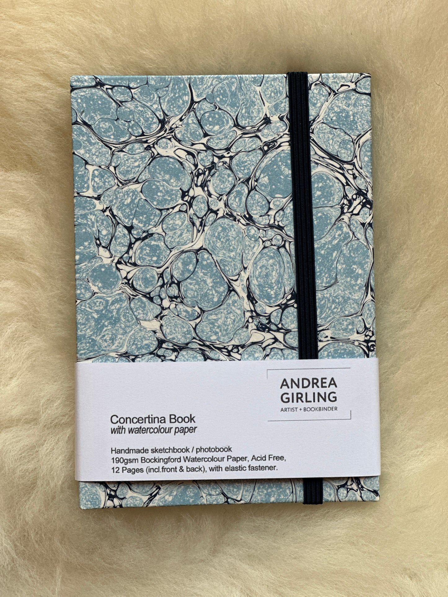 A6 Concertina sketchbook