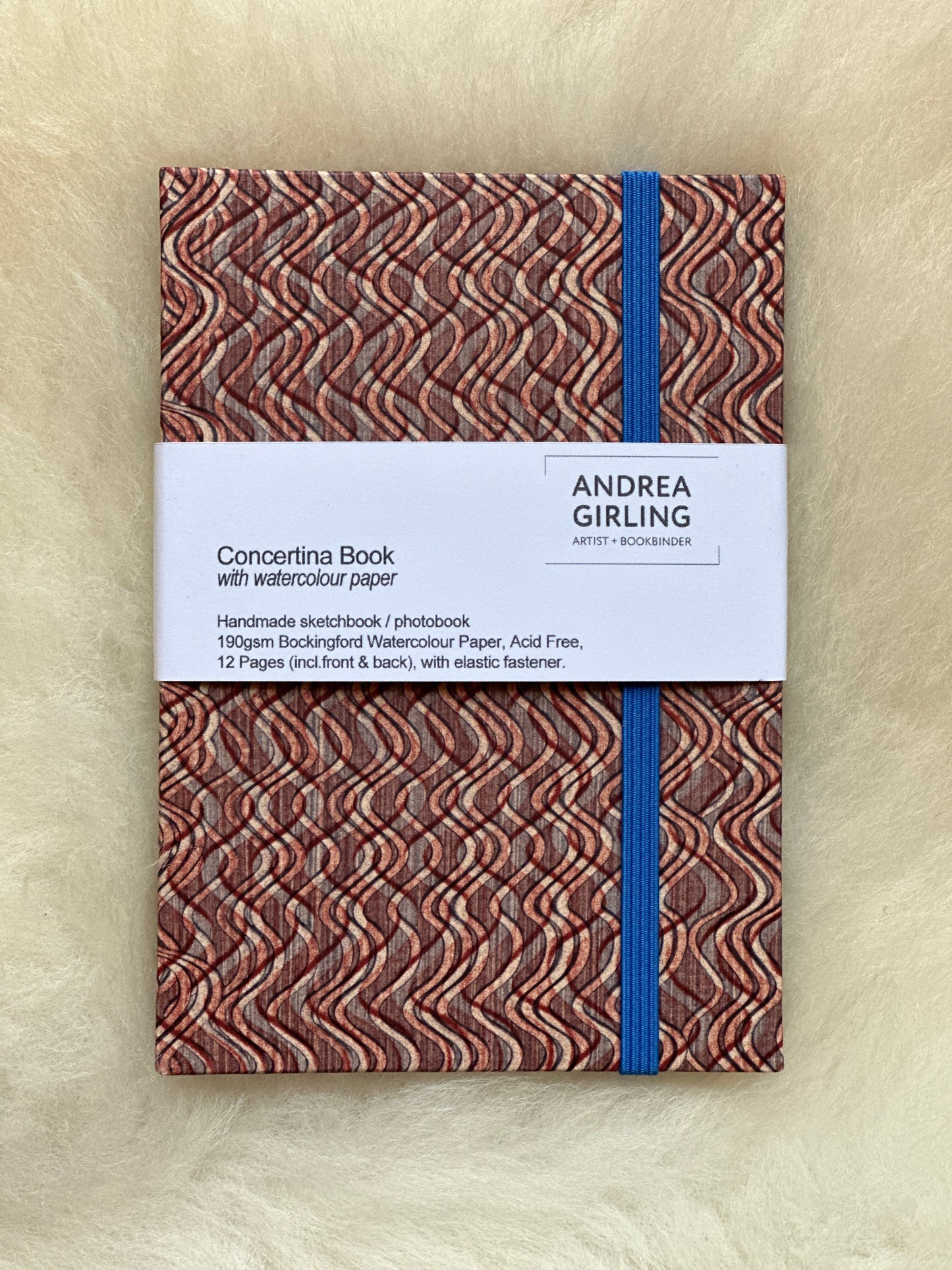 A6 Concertina sketchbook