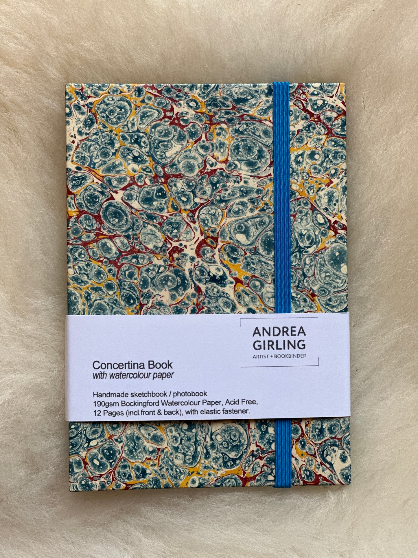 A6 Concertina sketchbook