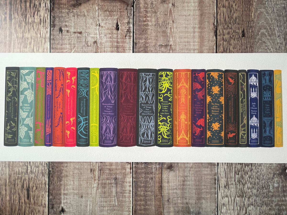 Penguin clothbound Classics  57-76 limited edition giclee print