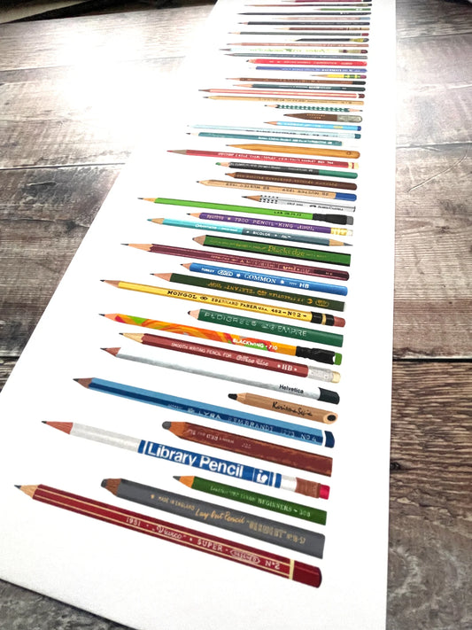 Pencils Collection long print