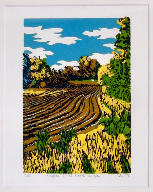 Ploughed Field, North Norfolk - Giclee Print