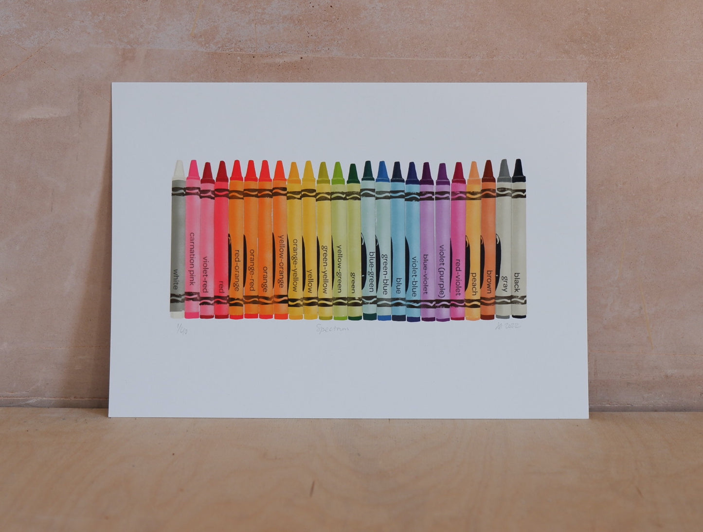 Spectrum limited edition giclee art print