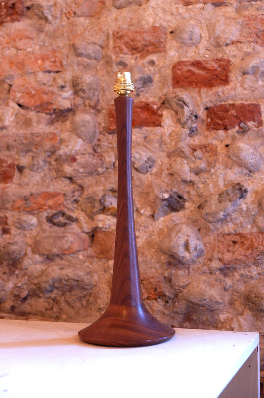 Iroko Trumpet Lamp base