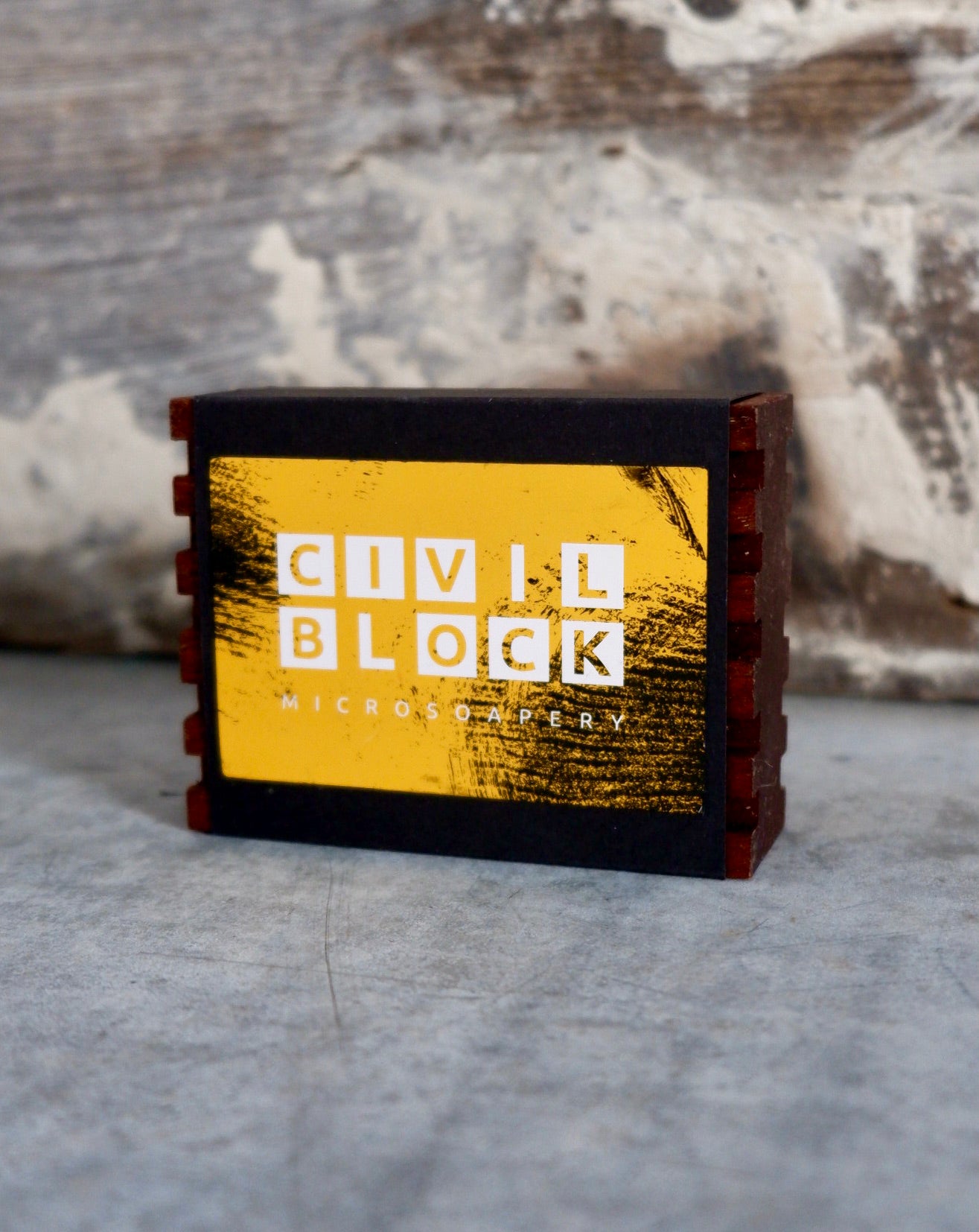 civil block microsoapery natural soap beauty and wellbeing block saver - doubled sided soap dish