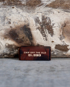 civil block microsoapery natural soap beauty and wellbeing Chip off the Old block - Raw Cacao, Mint, Camphor & Eucalyptus Mini Soap