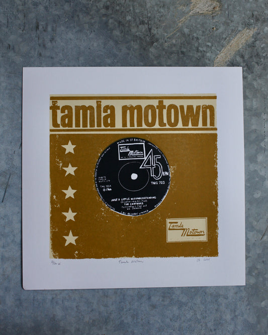 Tamla Motown Record Card