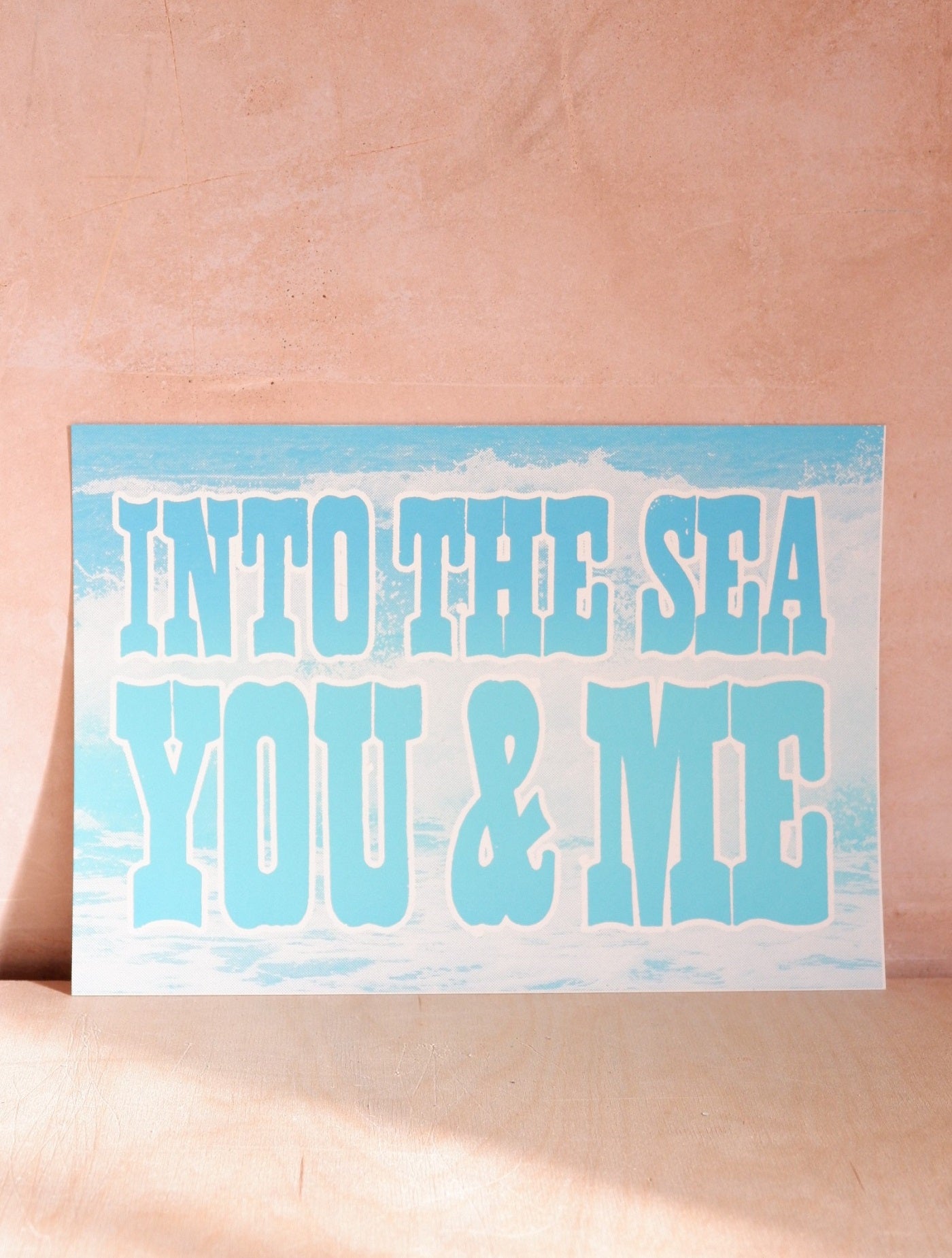 Jo Stafford Into the Sea A4 Screen Print