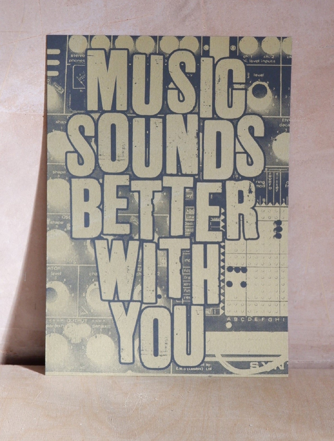 Jo Stafford Music Sounds Better with You A5 Screen Print