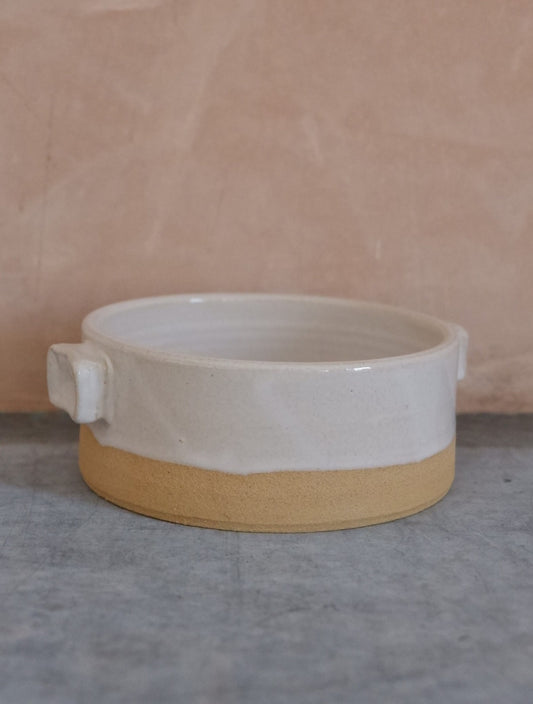 The Dugout Pottery Small Ovenware Dish Tin White
