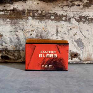 civil block microsoapery natural soap beauty and wellbeing Eastern block - Turmeric & Patchouli Soap