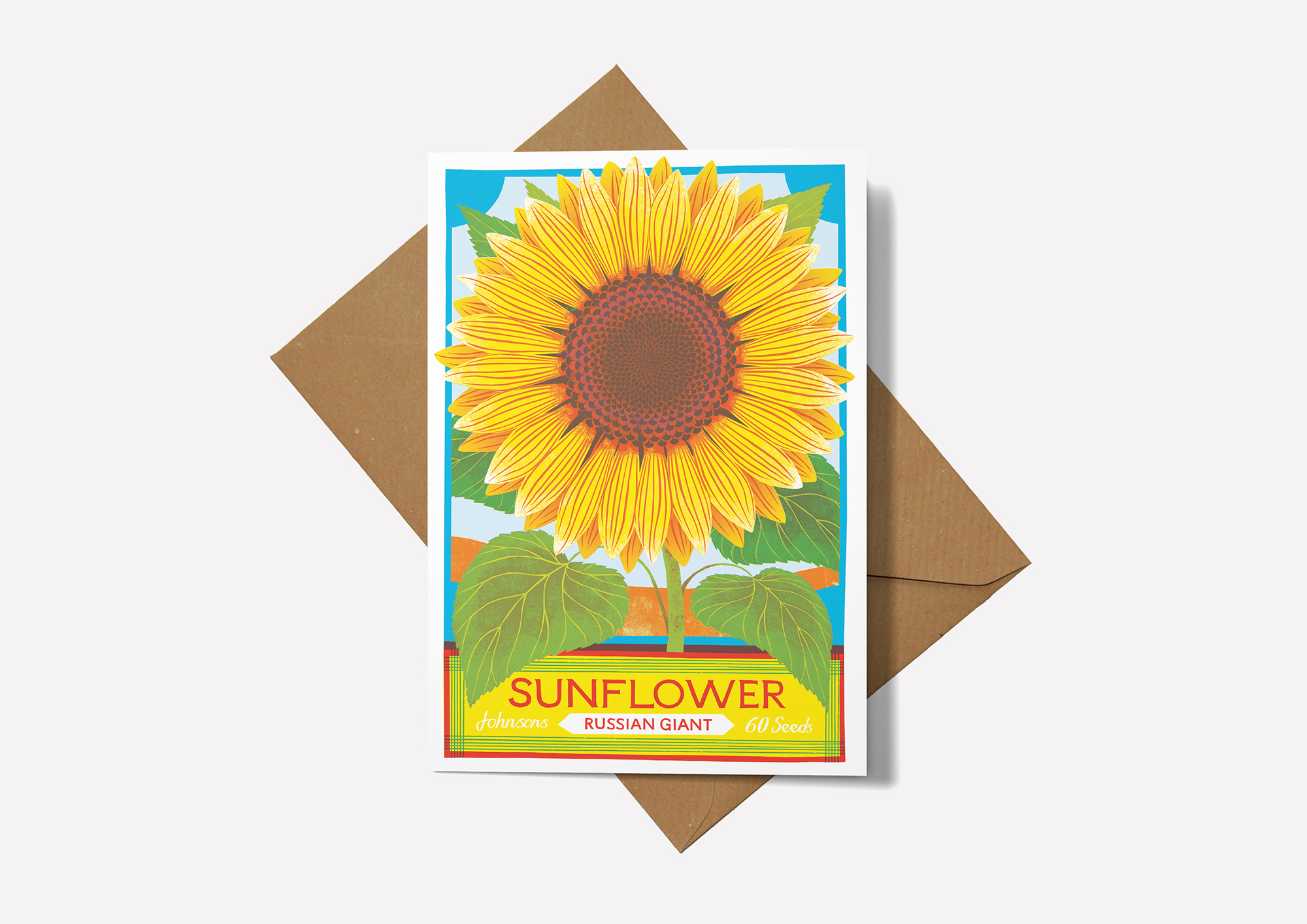 Sunflower Greetings Card