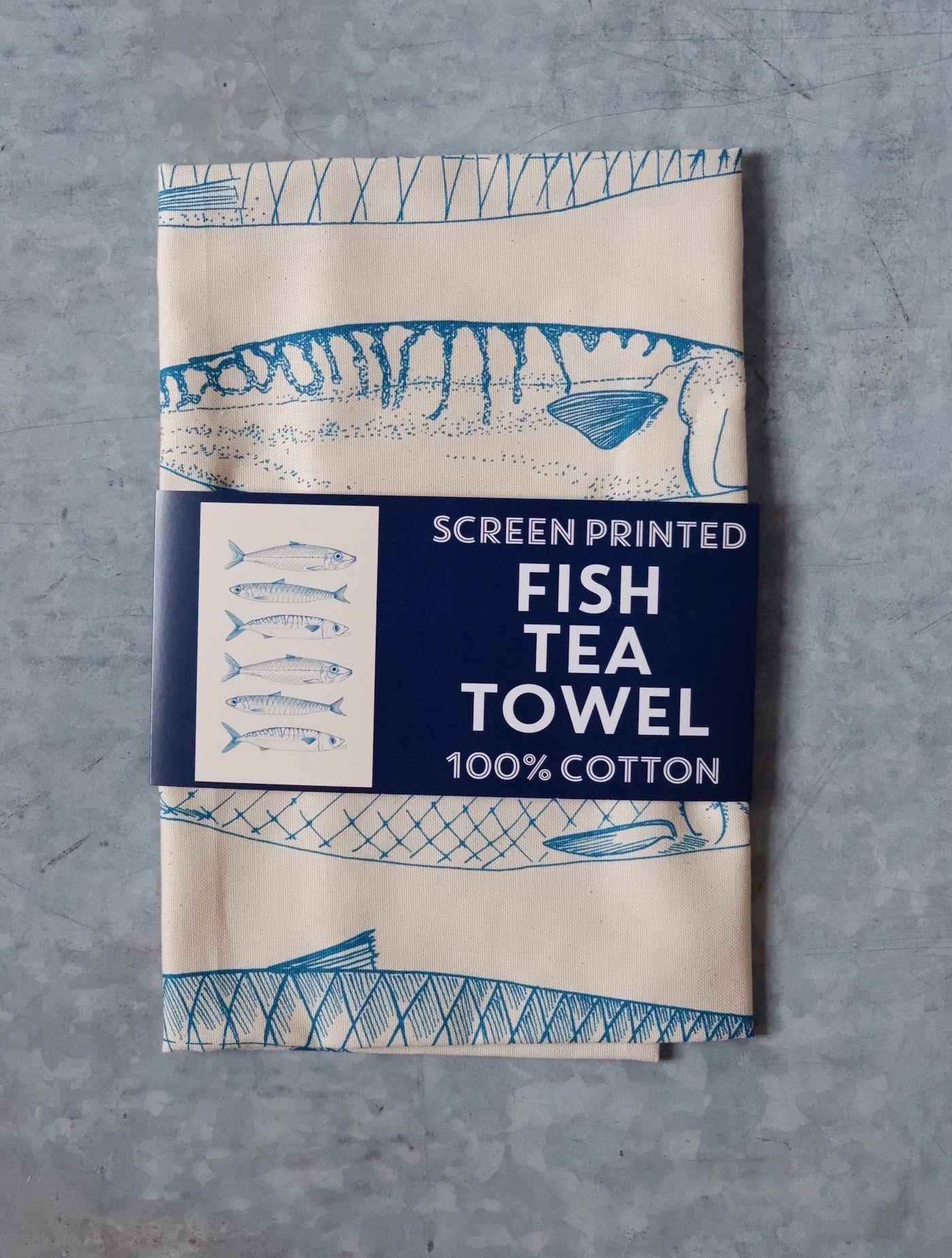 Lottie Day Fish Tea Towel