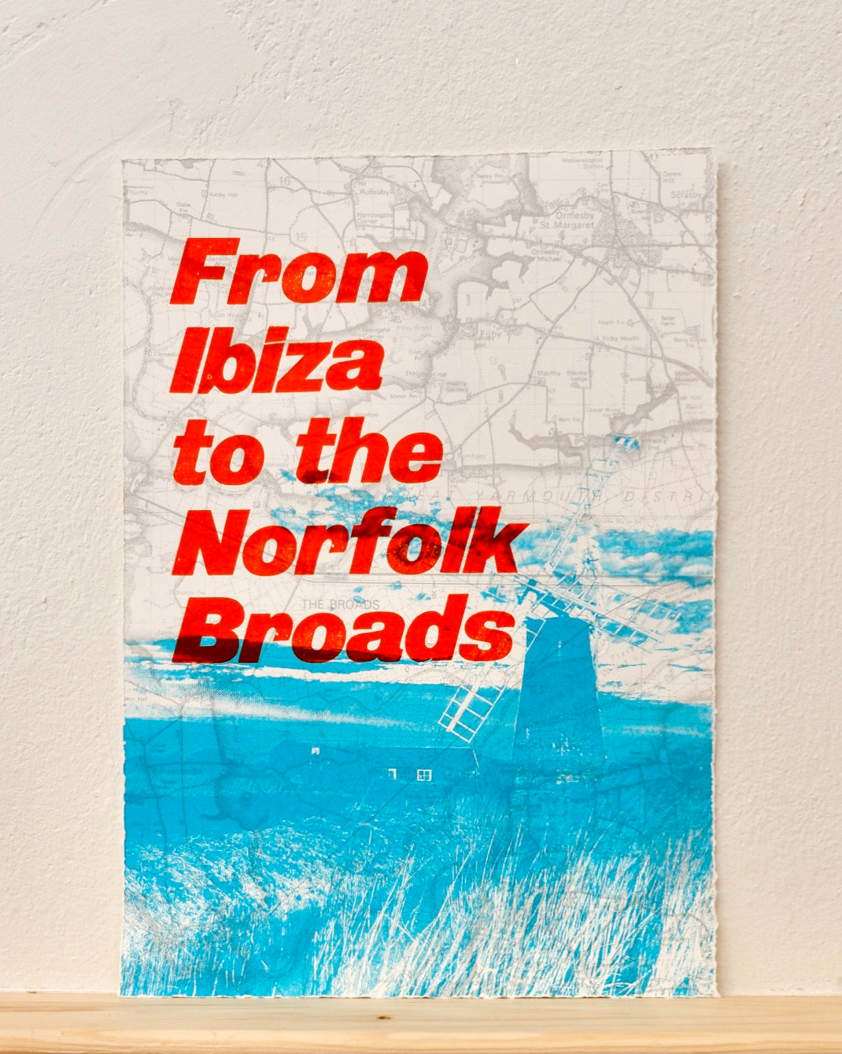 Jo Stafford From Ibiza to the Norfolk Broads - 3 colour print