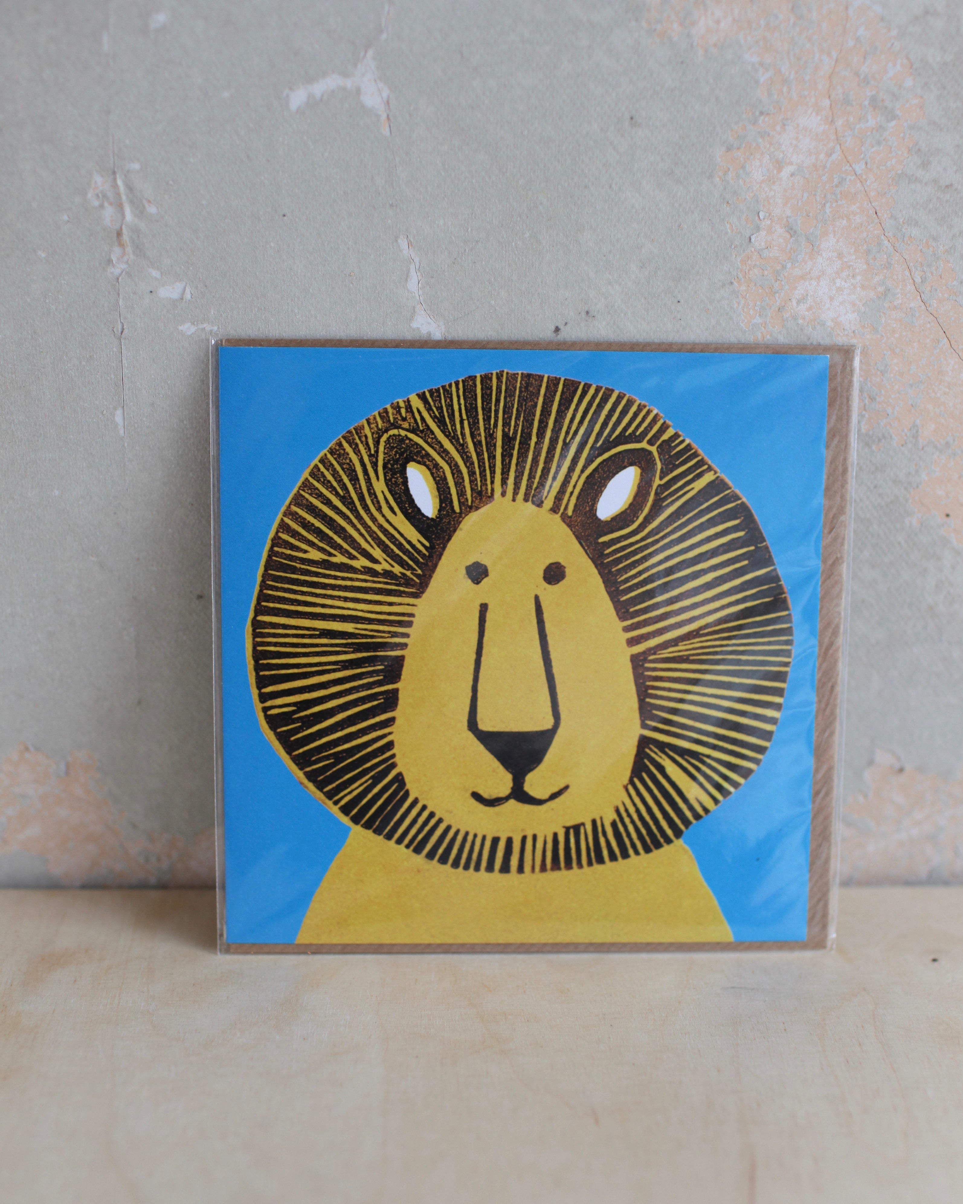 Lion Greetings Card