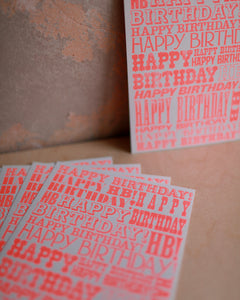 Happy Birthday postcard pack