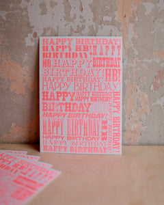 Happy Birthday postcard pack