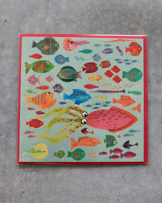 Colourful Fish card