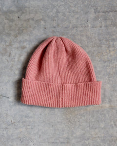 sally nencini textiles knit lambswool rib beanie hat homeware clothing