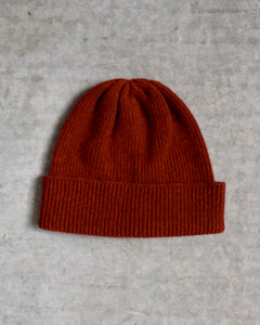 sally nencini textiles knit lambswool rib beanie hat homeware clothing