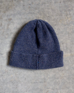 sally nencini textiles knit lambswool rib beanie hat homeware clothing