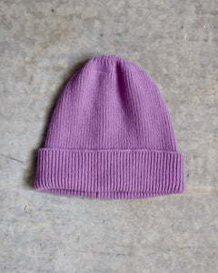 sally nencini textiles knit lambswool rib beanie hat homeware clothing