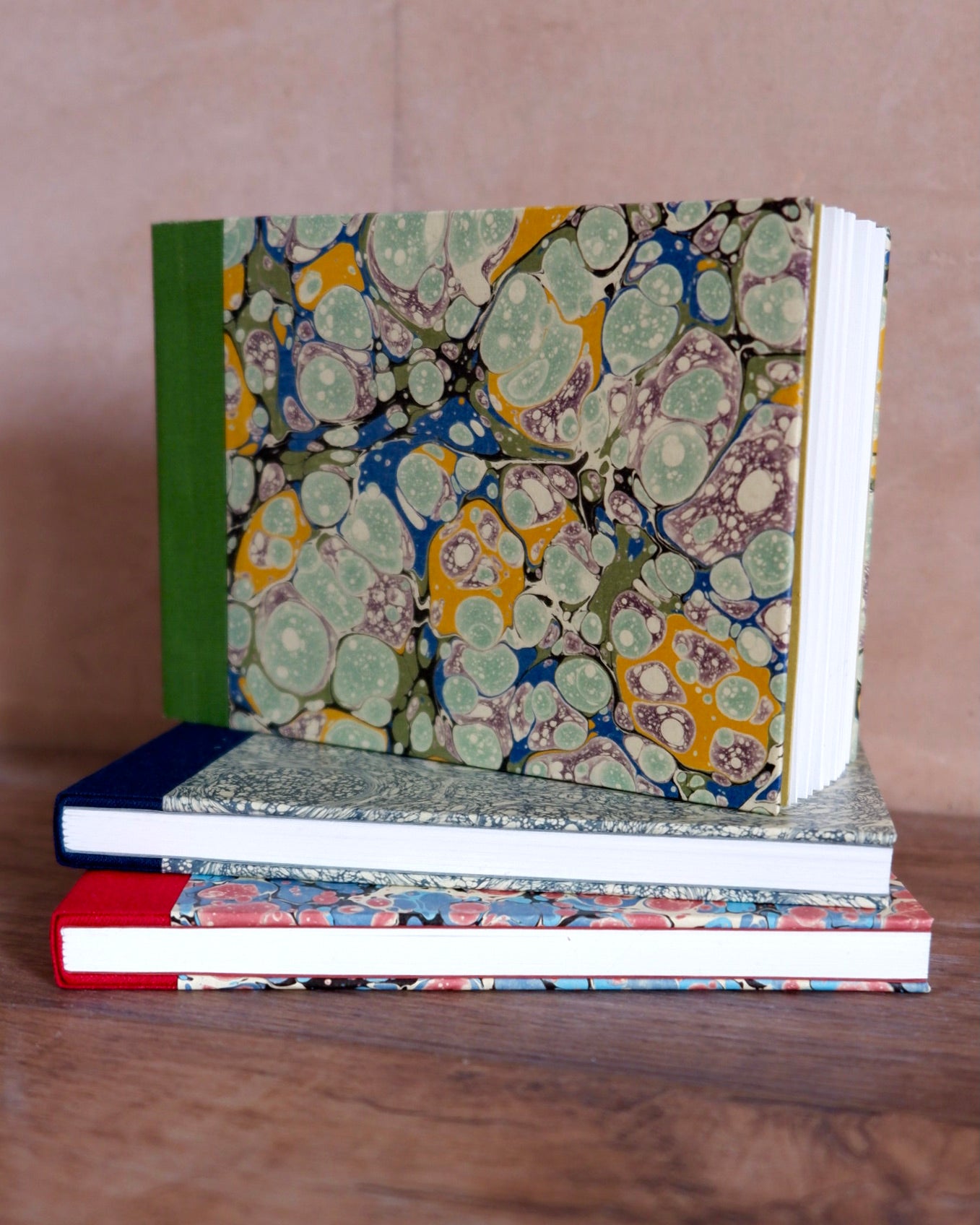 andrea girling landscape A6 notebook hand made notebook stationary victoria hall