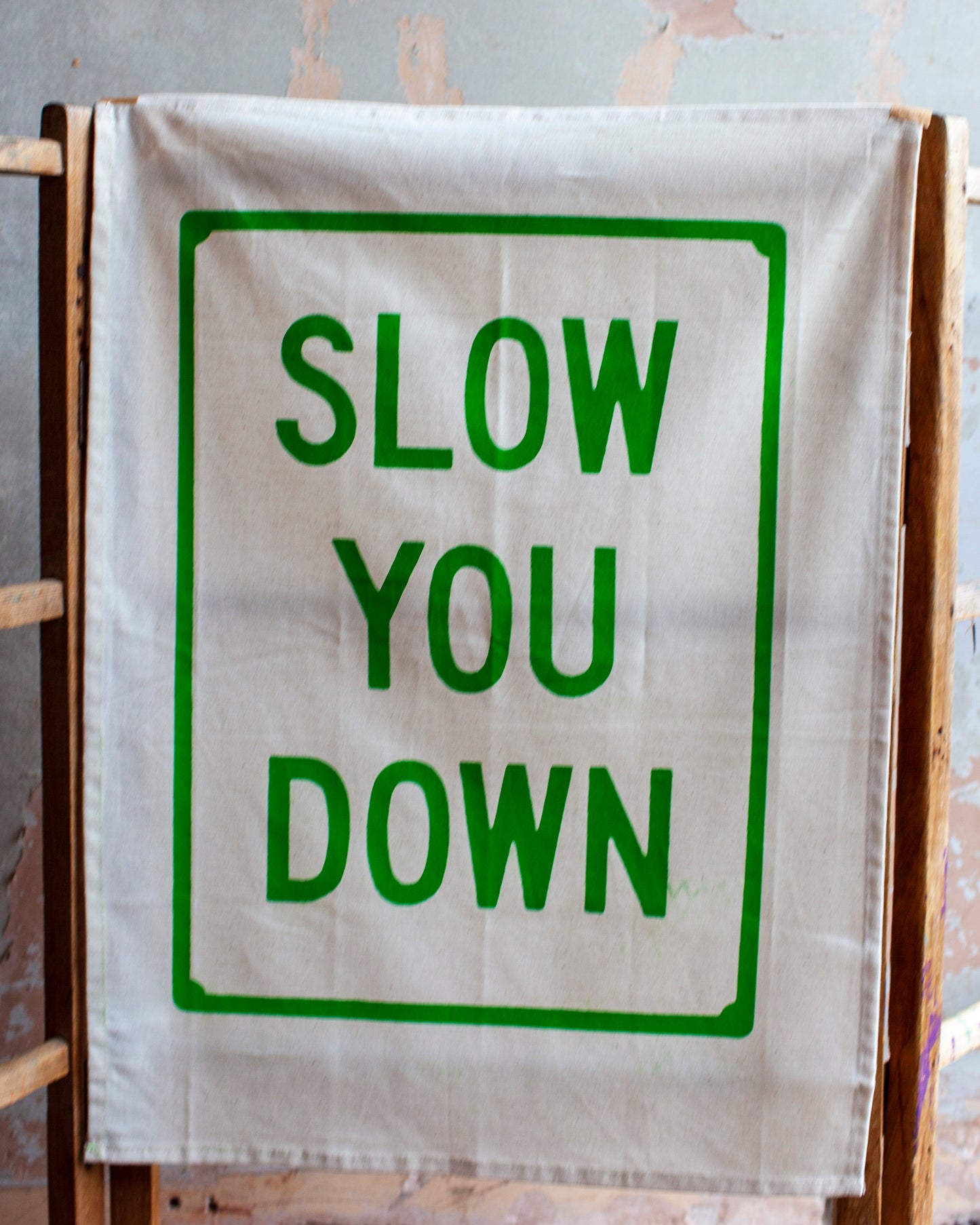 Slow you Down t-towel